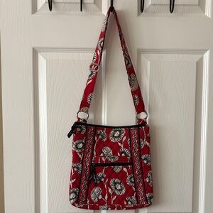 VERA BRADLEY Deco Daisy Crossbody Purse